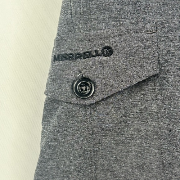 Merrell Cargo Shorts Womans Outdoor Camping Hiking Lightweight Gray Size 4 - Picture 4 of 9